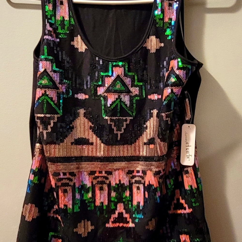 Charming Charlie Sequin Tank Top